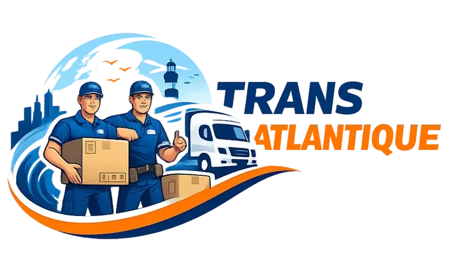 déménageurs tenant des cartons